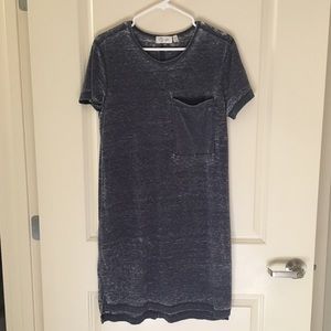 Distressed T-Shirt Dress NWOT